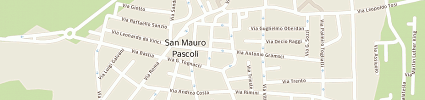 Mappa della impresa martinelli pier luigi a SAN MAURO PASCOLI