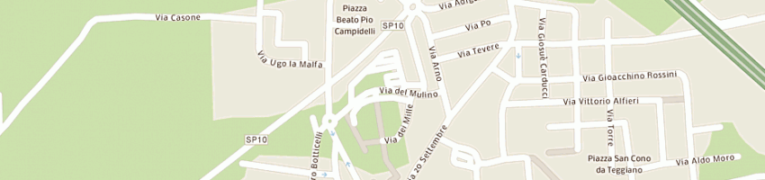 Mappa della impresa bucci angelo a CESENA