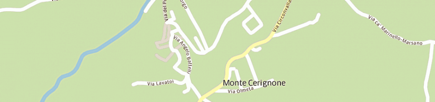 Mappa della impresa guidomei ugo a MONTE CERIGNONE
