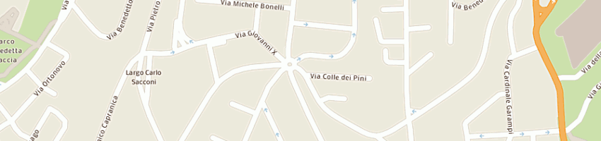 Mappa della impresa de sanctis roberto a ROMA