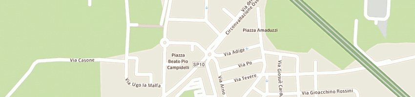 Mappa della impresa ristorante del sole a SAN MAURO PASCOLI