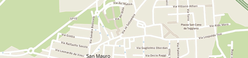 Mappa della impresa lumini raffaello a SAN MAURO PASCOLI