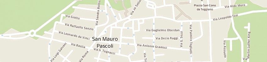 Mappa della impresa capriccio di giso maria lucia a SAN MAURO PASCOLI