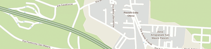 Mappa della impresa pazzaglia romano a SAN MAURO PASCOLI