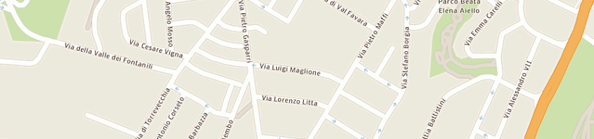 Mappa della impresa commissariato primavalle a ROMA