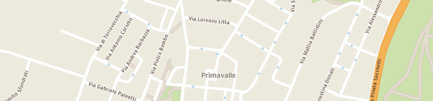 Mappa della impresa first 1980 srl a ROMA