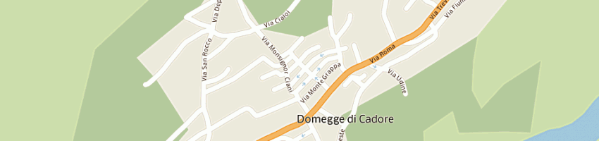 Mappa della impresa sposato angelo srl a DOMEGGE DI CADORE
