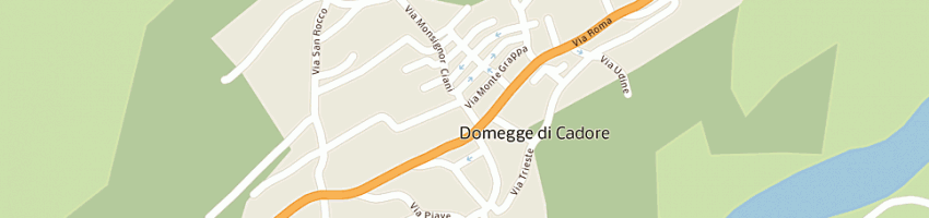 Mappa della impresa da vinchie giancarlo e c a DOMEGGE DI CADORE
