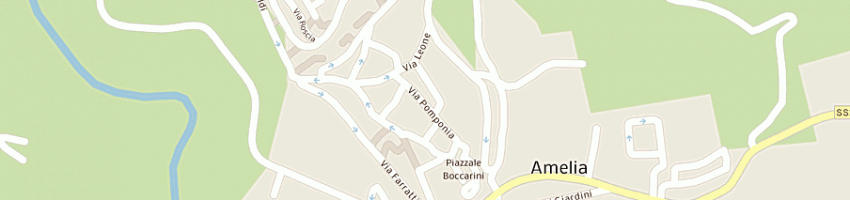 Mappa della impresa umbria bros sas di antonini guglielmo e c a AMELIA