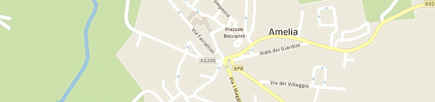 Mappa della impresa polimadei barbara a AMELIA