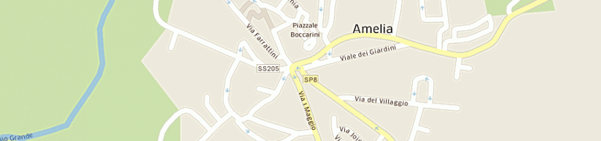 Mappa della impresa proietti anna a AMELIA