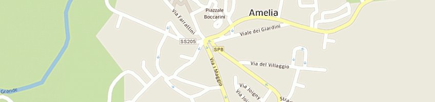 Mappa della impresa civico otto di alcini benedetta a AMELIA