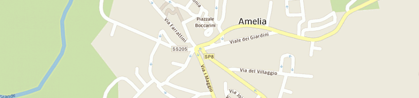 Mappa della impresa pernazza rosa a AMELIA