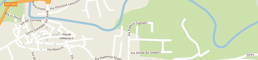 Mappa della impresa al capitano snc di santini giancarla e c - ristorante a PESARO