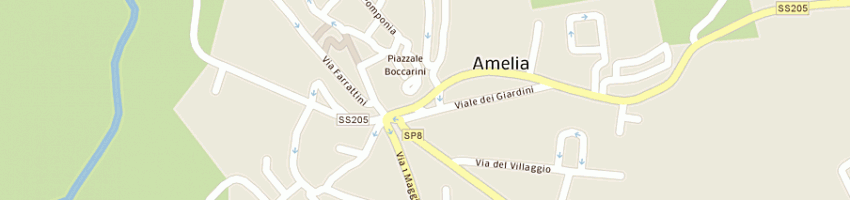 Mappa della impresa municipio a AMELIA
