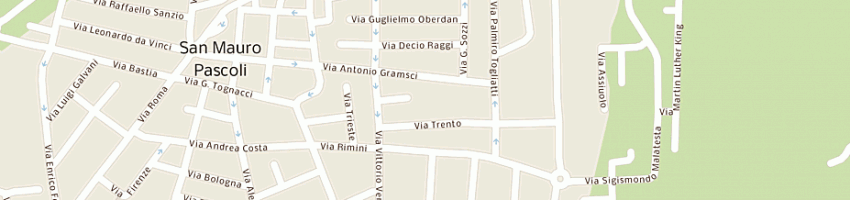 Mappa della impresa fuji - yama decorazioni - societa' a responsabilita' limitata a SAN MAURO PASCOLI