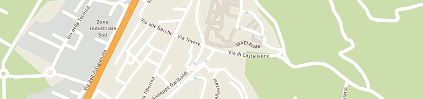 Mappa della impresa associazione united artists a PERUGIA