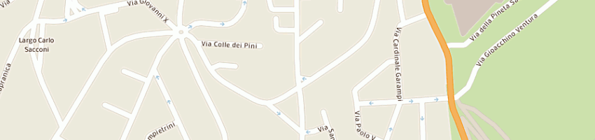 Mappa della impresa snack bar carmelo snc a ROMA