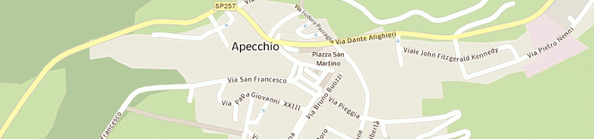 Mappa della impresa agriturismo dal geppo di collesi delia a APECCHIO