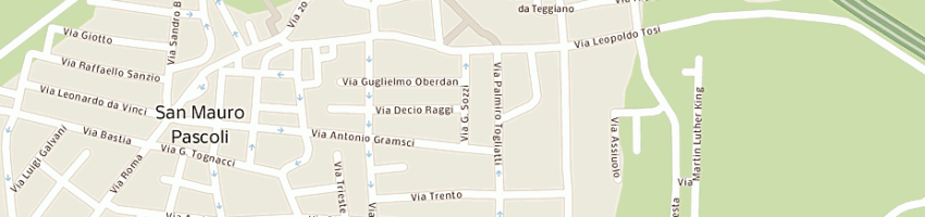 Mappa della impresa guglielmetti antonio a SAN MAURO PASCOLI