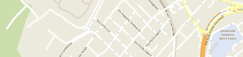 Mappa della impresa vetreria solivetti specchi e cornici a ROMA