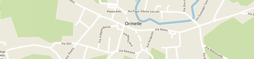 Mappa della impresa non solo pane di dall'acqua ilenia e c sas a ORMELLE