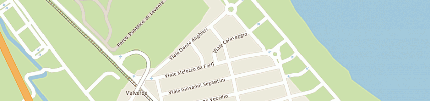 Mappa della impresa mari color di rigoni mario a CESENATICO
