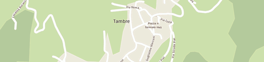 Mappa della impresa bortoluzzi francesco sas a TAMBRE