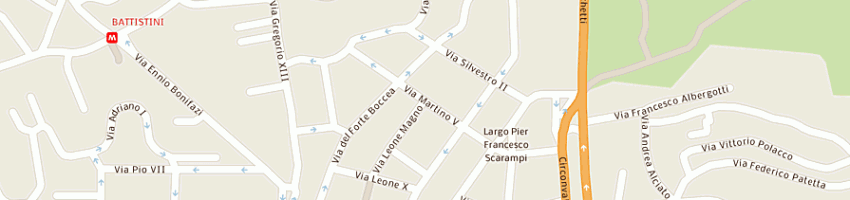 Mappa della impresa moin gruppo immobiliare srl a ROMA