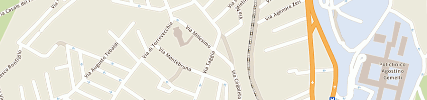 Mappa della impresa gladis radio srl a ROMA