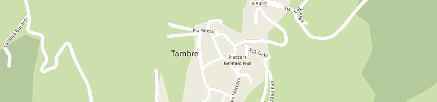 Mappa della impresa svalduz diego a TAMBRE