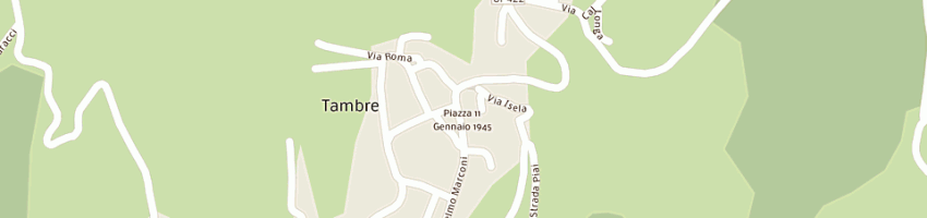 Mappa della impresa provincia di belluno a TAMBRE