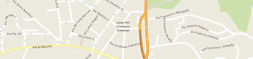 Mappa della impresa montani maria gabriella a ROMA