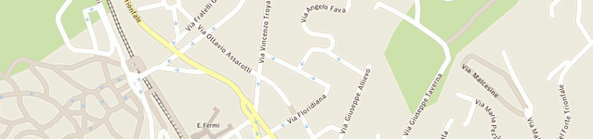 Mappa della impresa azienda fondazioni italiana srl a ROMA