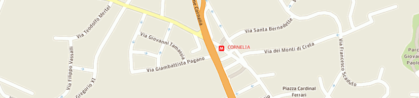 Mappa della impresa cornelia srl a ROMA