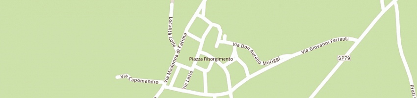 Mappa della impresa farmacia di bassanelli drdaria a CALCATA
