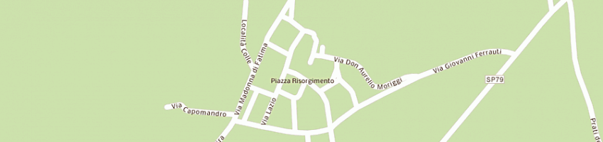 Mappa della impresa metamorphosi sncdi ilaria sadun e c a CALCATA