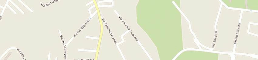 Mappa della impresa valle dei casali garden center di marzi ines morena e marzi federic a ROMA