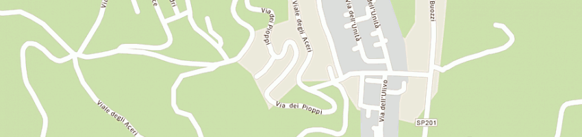 Mappa della impresa fiorucci albano a PIETRALUNGA