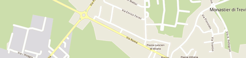 Mappa della impresa borin giorgio a MONASTIER DI TREVISO