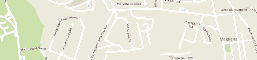 Mappa della impresa greco ercole a ROMA