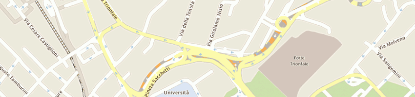 Mappa della impresa transcargo international srl a ROMA