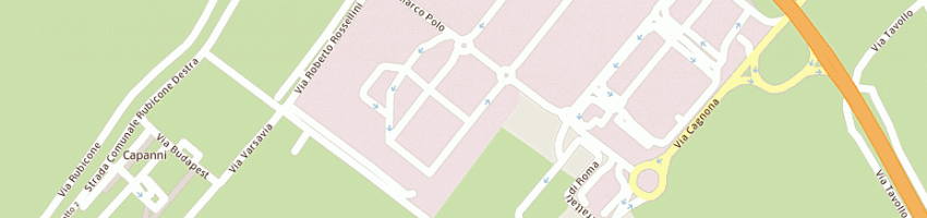 Mappa della impresa scherzi a parte a SAVIGNANO SUL RUBICONE