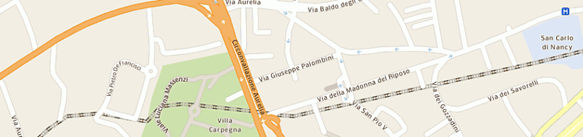 Mappa della impresa metro italia cash and carry spa a ROMA