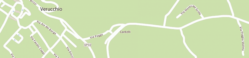 Mappa della impresa clementi giovanni a VERUCCHIO