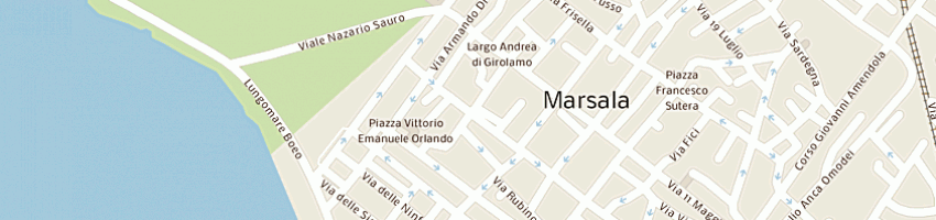 Mappa della impresa municipio a MARSALA