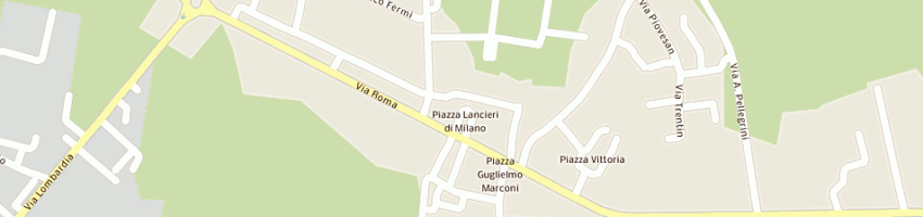 Mappa della impresa durigon gabriele a MONASTIER DI TREVISO