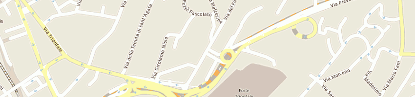 Mappa della impresa m e p srl a ROMA