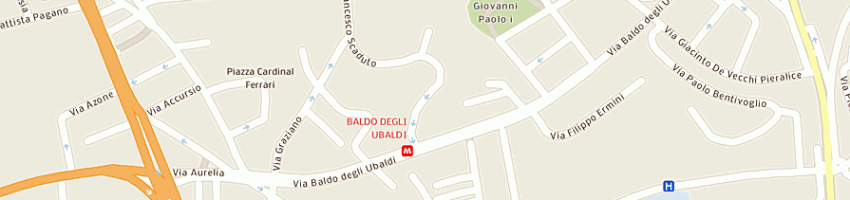 Mappa della impresa omnia studio sas di riccardo uleri e c a ROMA
