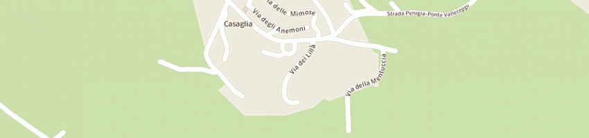Mappa della impresa flamini stefania a PERUGIA